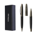 Роскошная высококачественная бизнес-подарочная ручка набор металлическая ручка на заказ логотип логотип шариковой ручка с клейкой спертой ствол